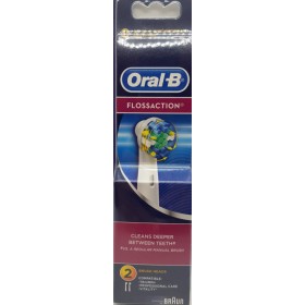 Oral-B FlossAction Electric Toothbrush Head  (2 Pack) | Toothbrushes | Electric Toothbrush Heads & Tips | Oral-B