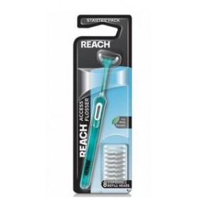 Reach Access Daily Flosser - Cleanpaste Starter Pack | Dental Floss & Interdental Cleaning | Dental Floss | Reach | Interdental Cleaning